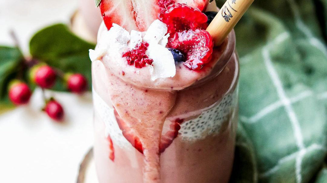 Strawberry Cranberry Smoothie