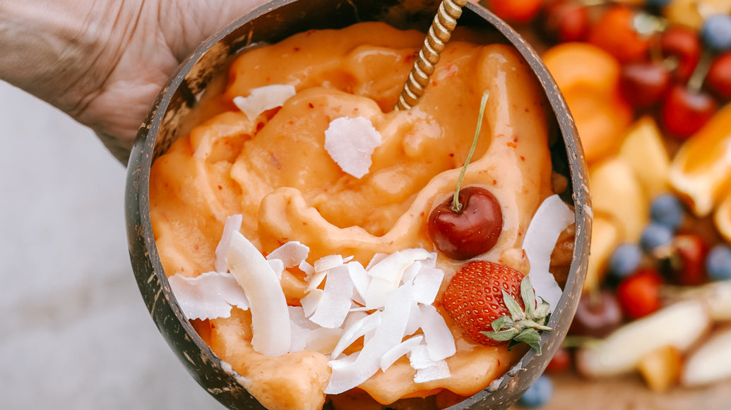 Peach & Apricot Smoothie Bowl