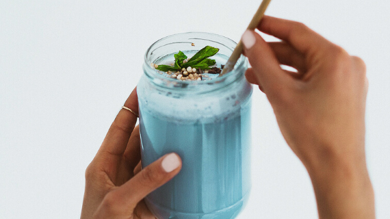 Blue Spirulina Smoothie