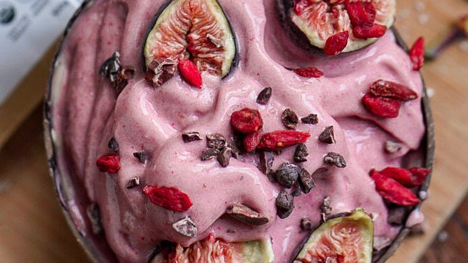 Raspberry Nice Cream