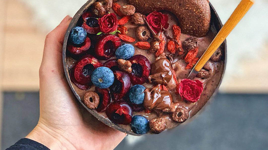 Chocolate Cherry Nice Cream