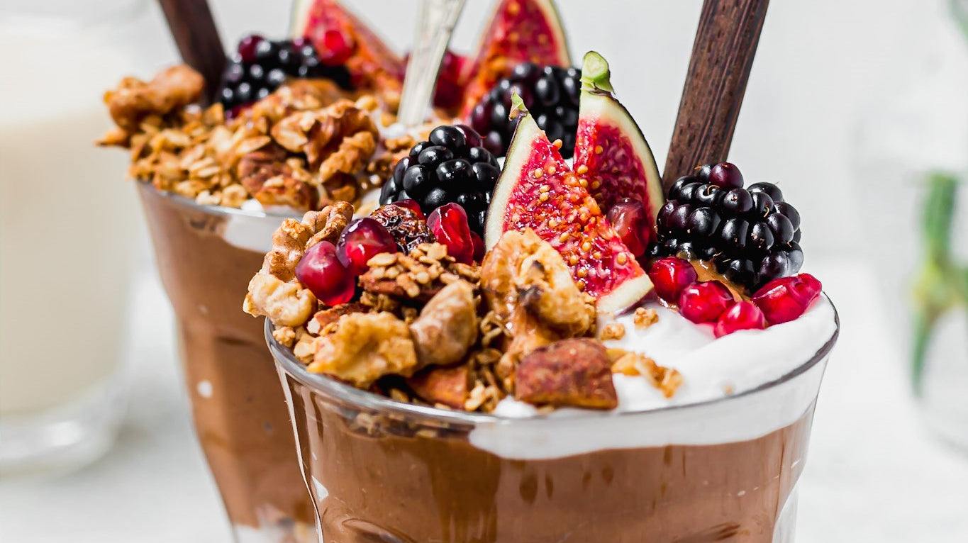 Chocolate Pumpkin Breakfast Mousse Pots
