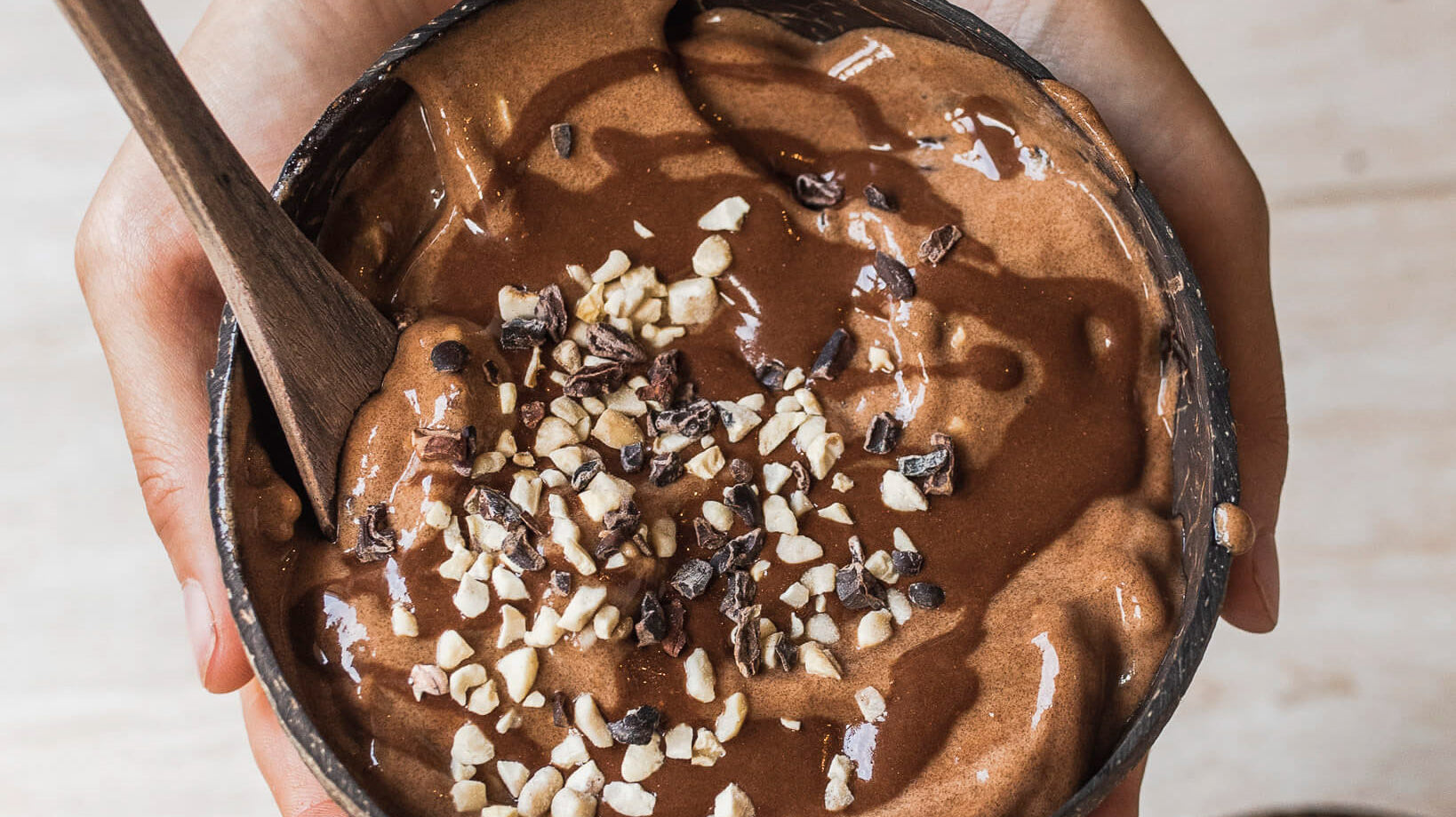 Chunky Triple Chocolate Nice Cream