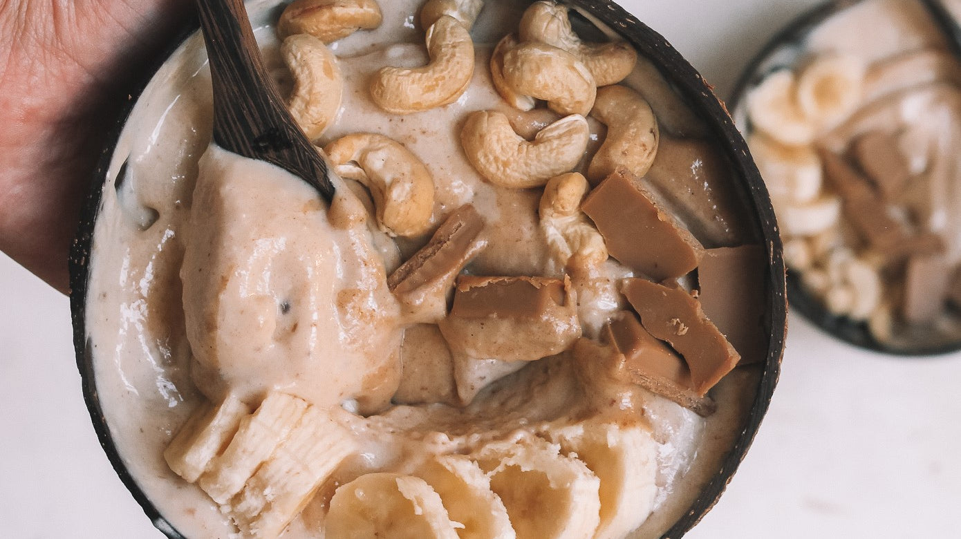 Dulce de Leche Swirl Nice Cream