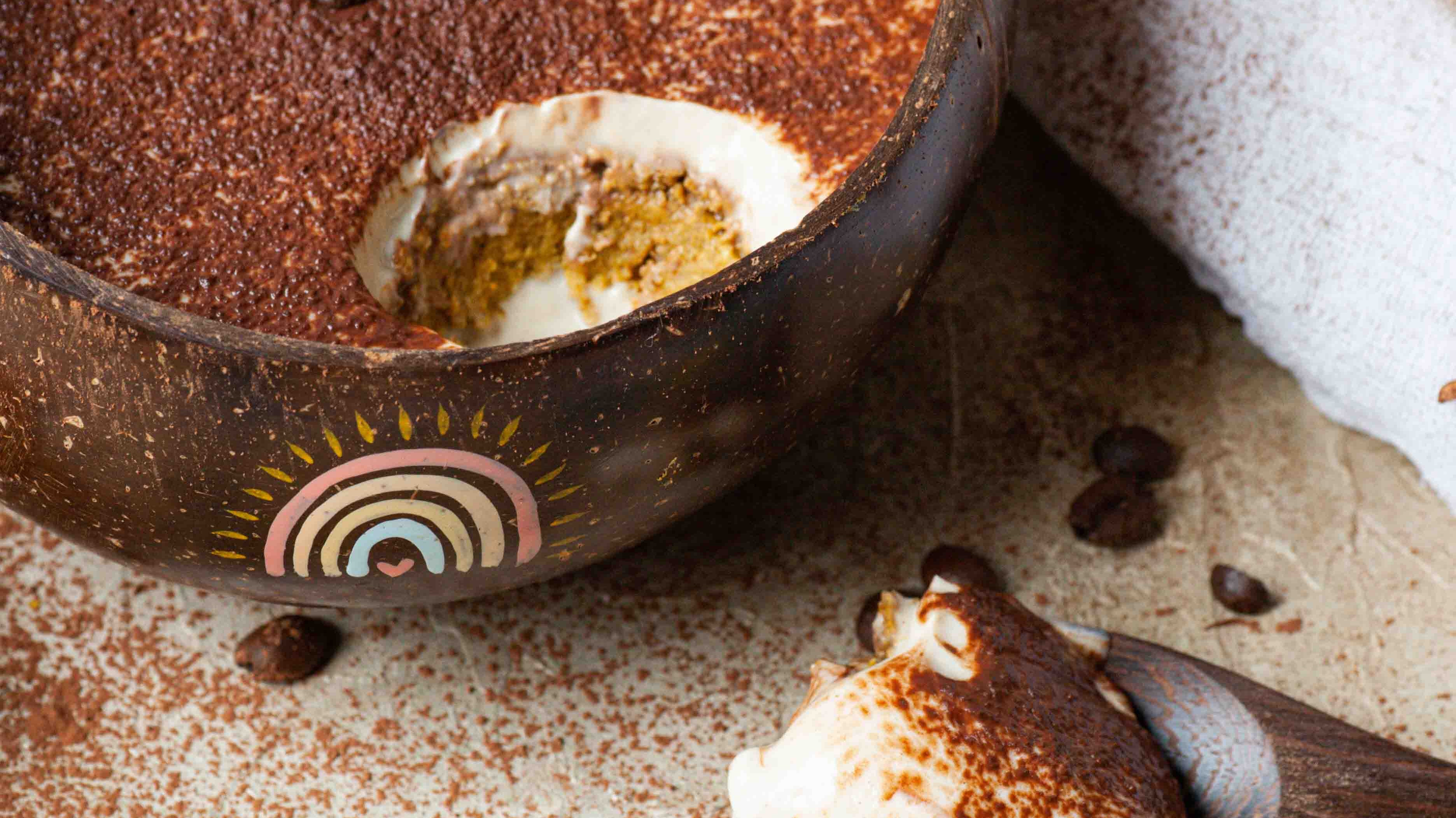 Pumpkin Spiced Tiramisu Baked Oats