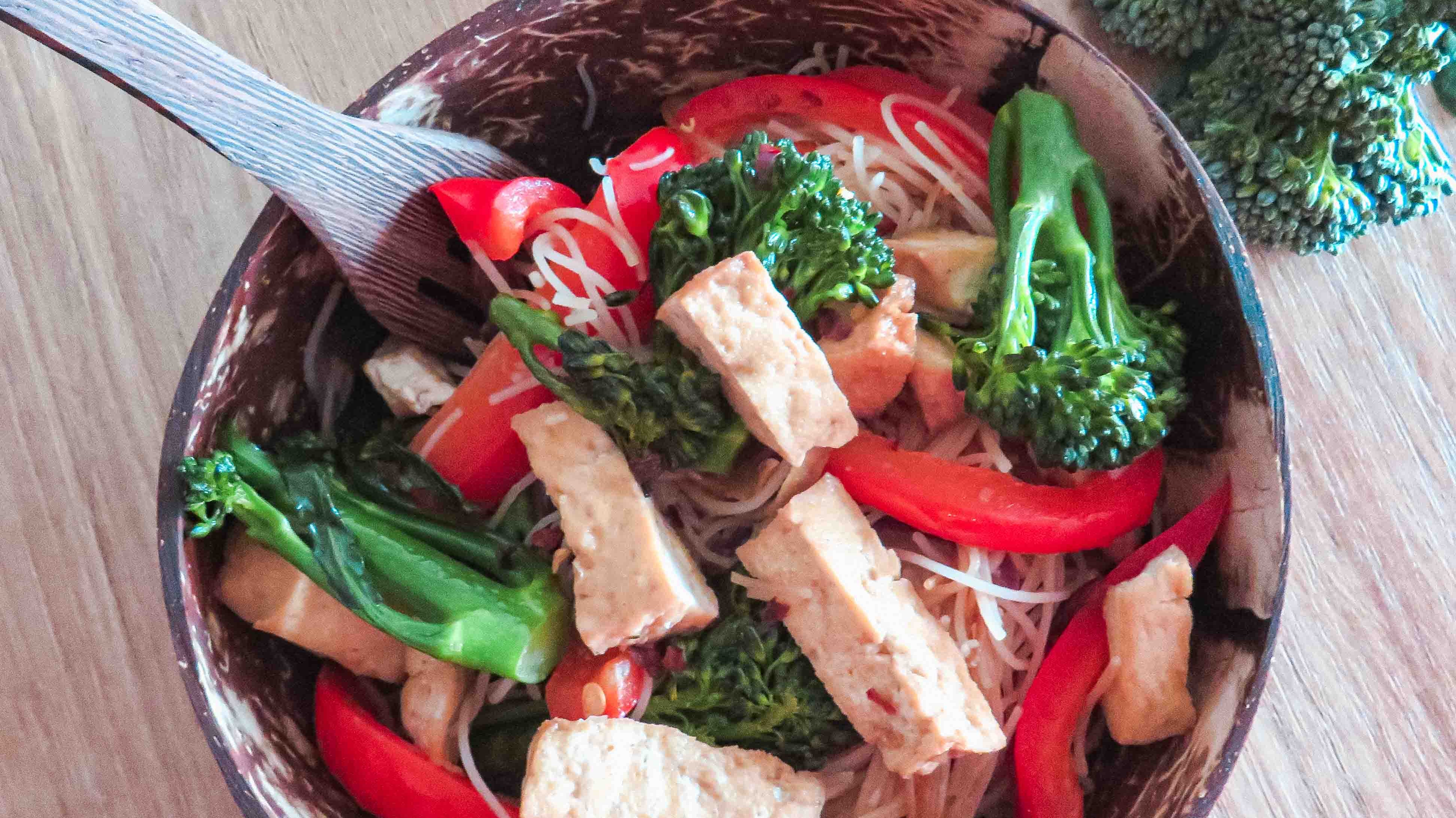 Tofu Noodle Stir-fry