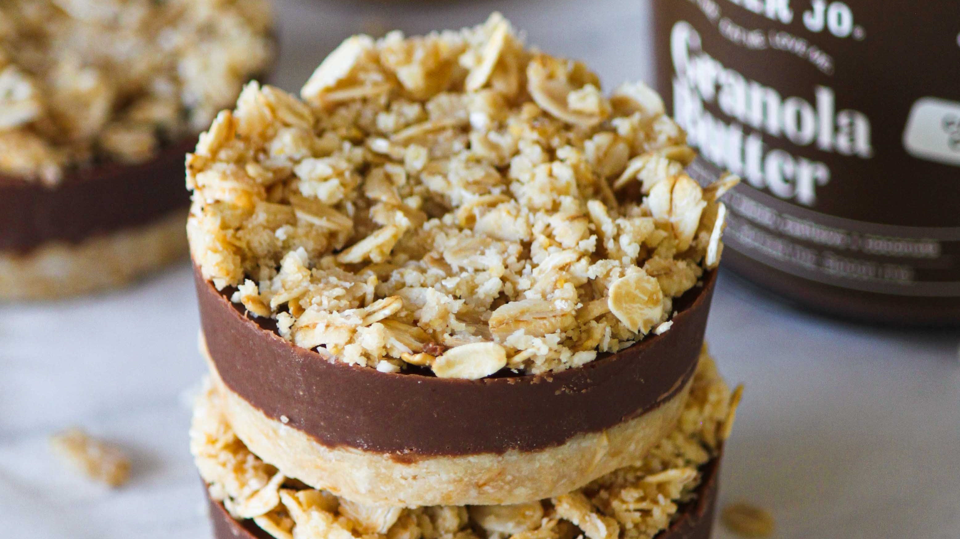 Granola Butter Fudge Cups