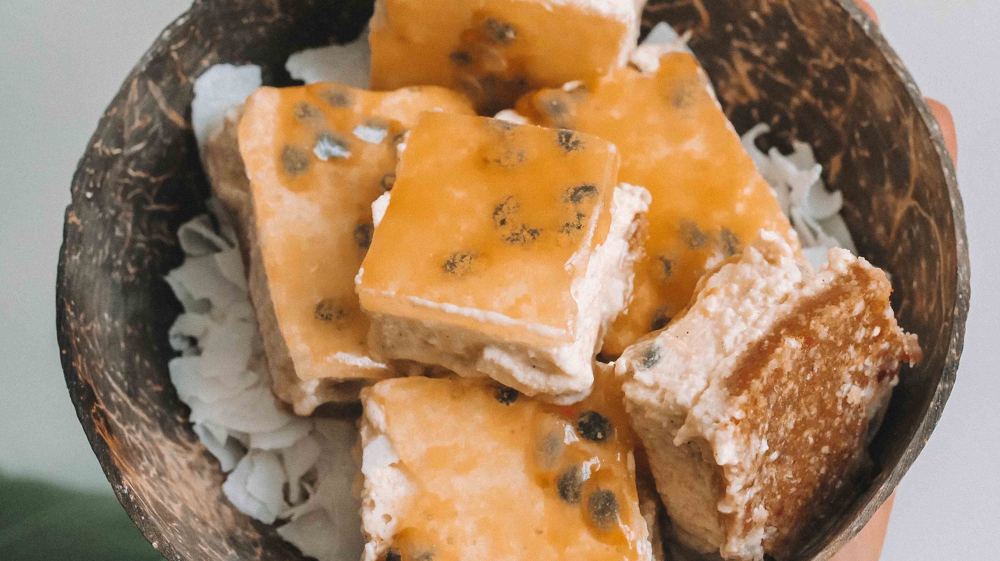 Lime and Passionfruit Tart