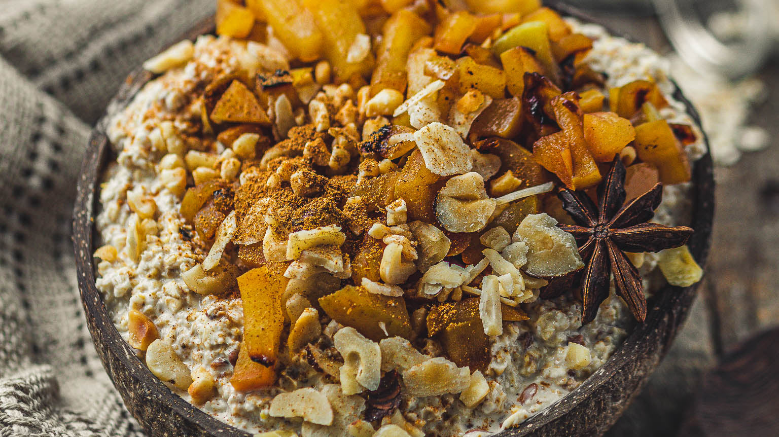 Roasted Apple Porridge