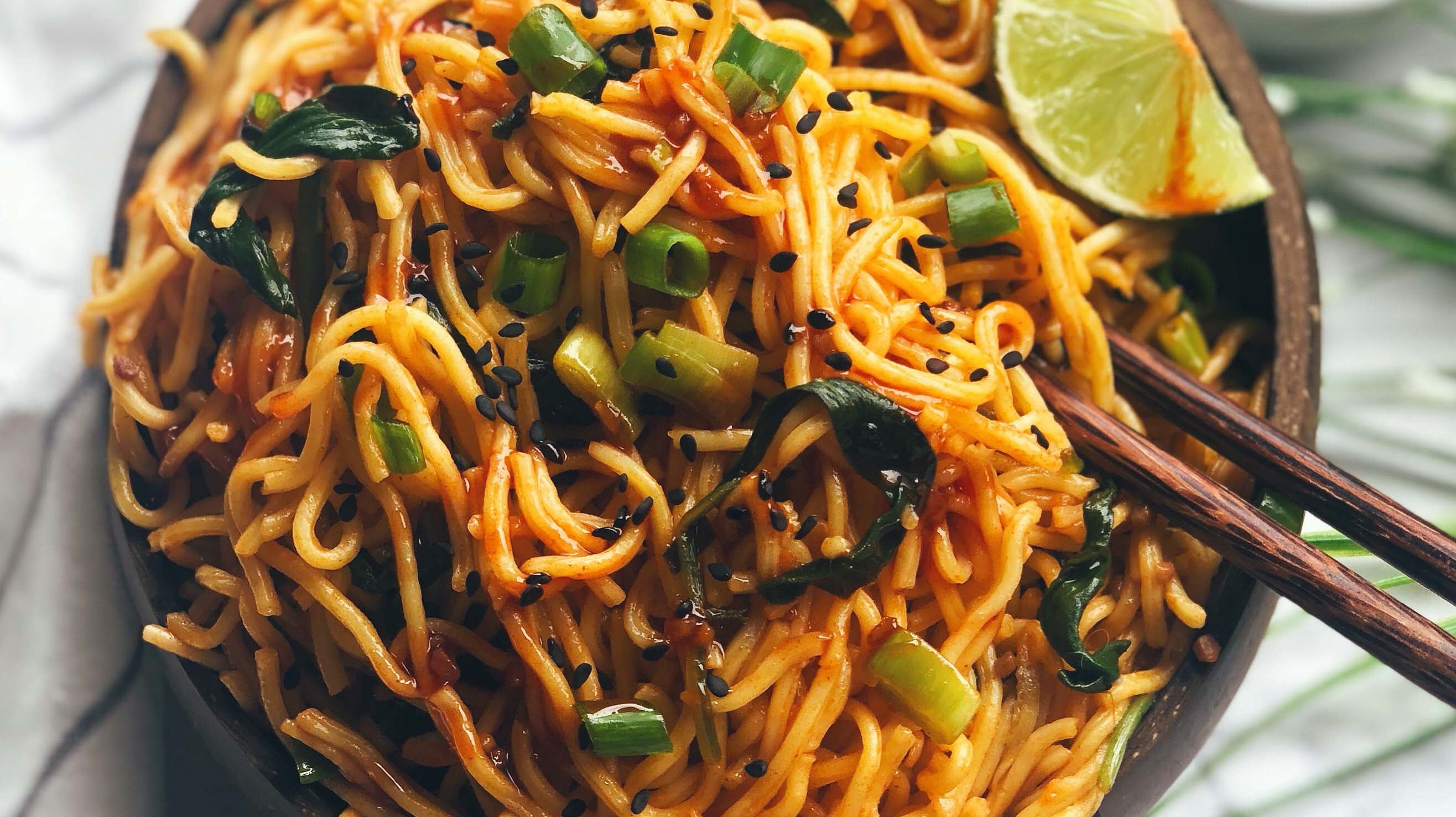 Vegan Singapore Noodles