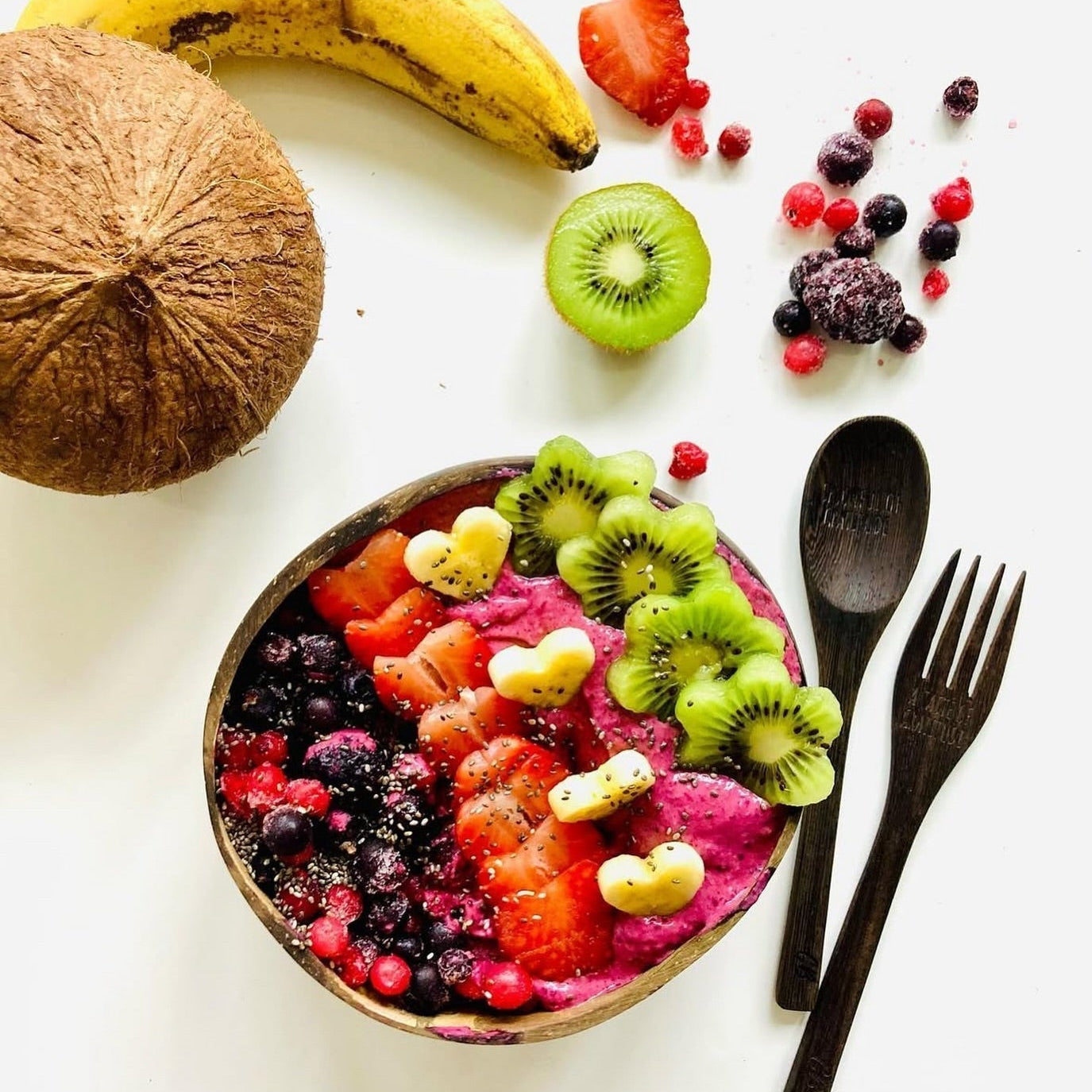 Mixed Berries Smoothie Bowl
