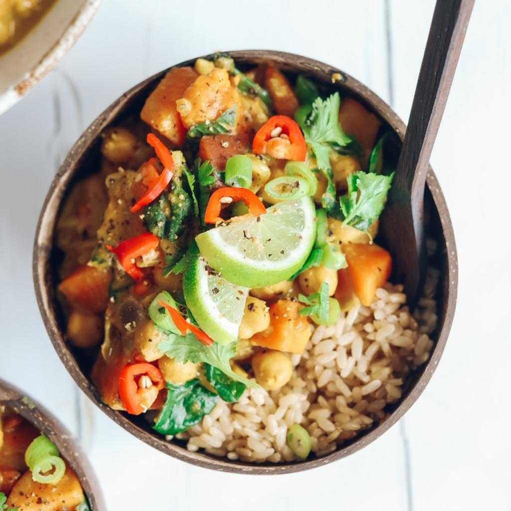 Sweet Potato & Peanut Butter Curry