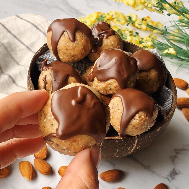 Almond Peanut Butter Balls