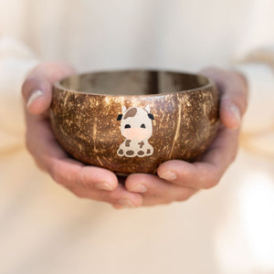 I Love Animals Coconut Bowls