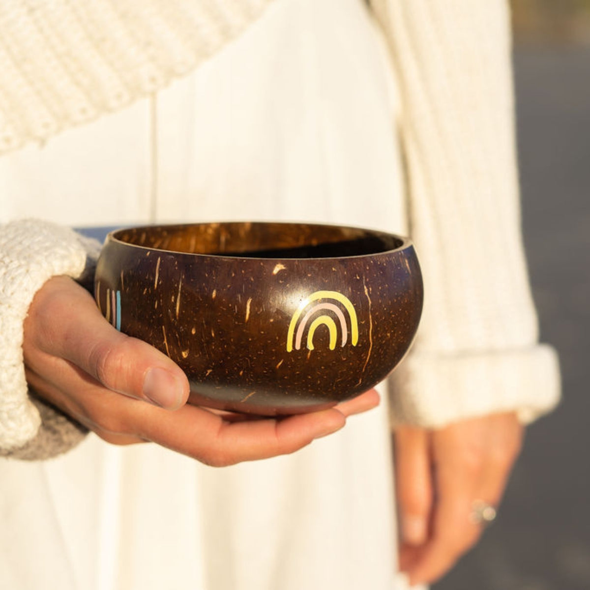 Kids Rainbow Coconut Bowls