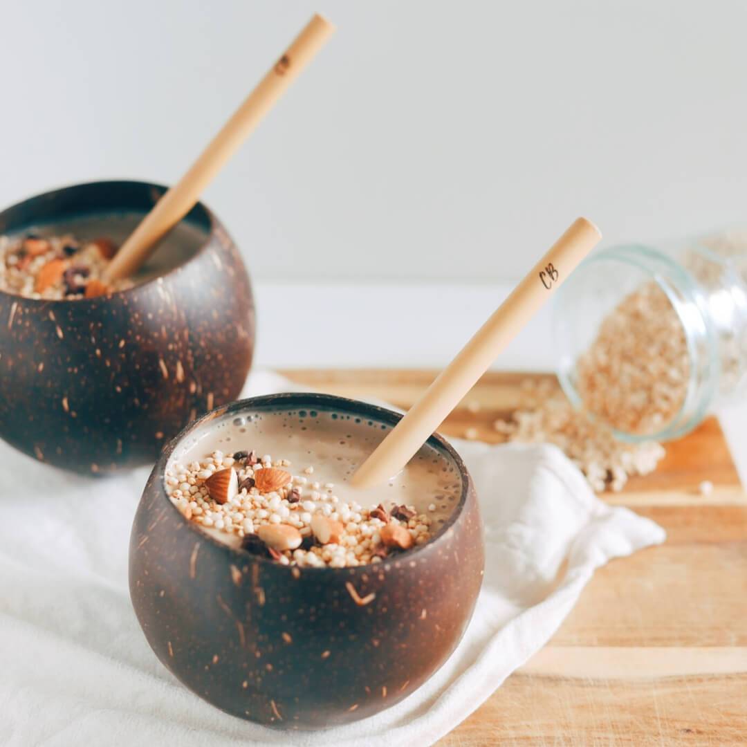 Large Bamboo Cups - Coconut Bowls
