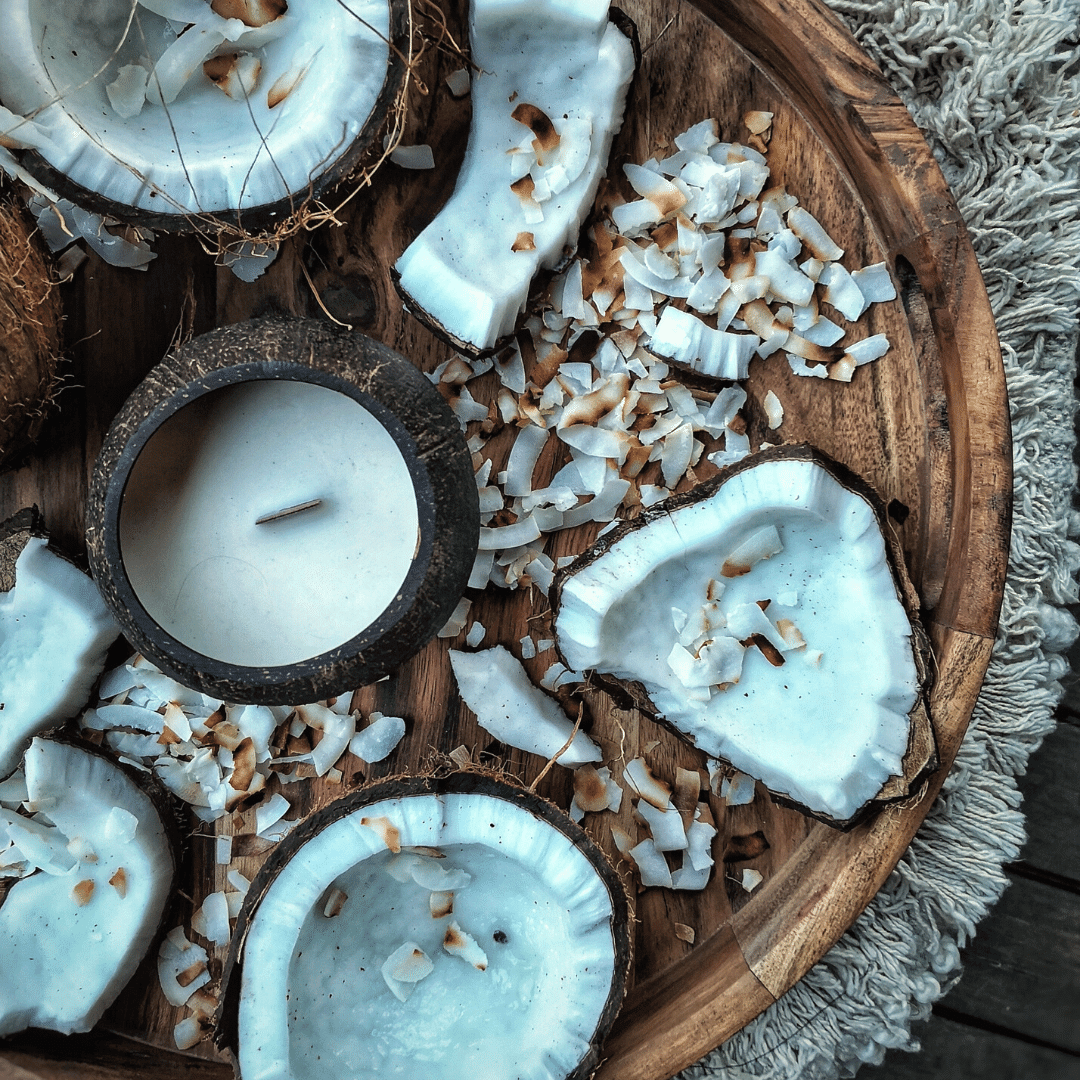 Toasted Coconut Candle by Coconut Bowls